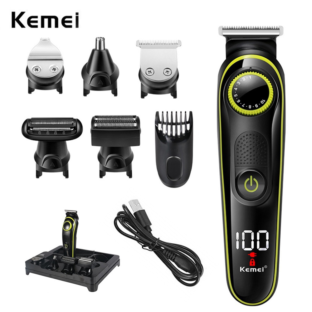 Men'S Grooming Nose And Ear - Kemei 696 Multifunctional Trimmer Men Electric