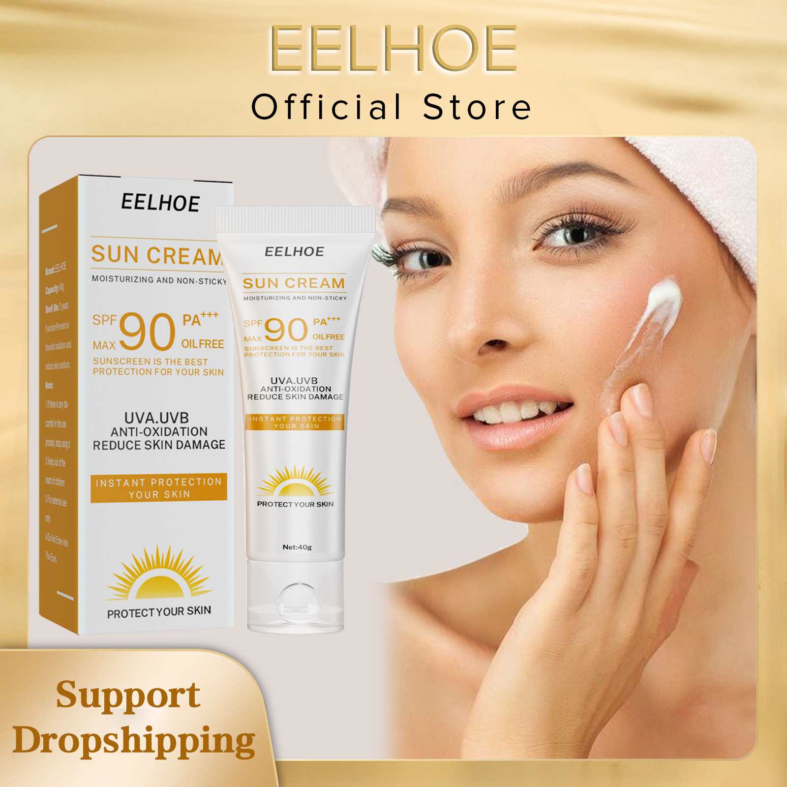 Face Moisturizer Spf - EELHOE Sunscreen Spf 90 Whitening Sun