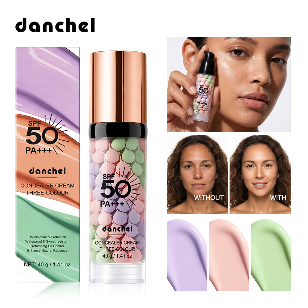 Face Moisturizer Spf - 3-in-1 Primer SPF 50 Color Correcting