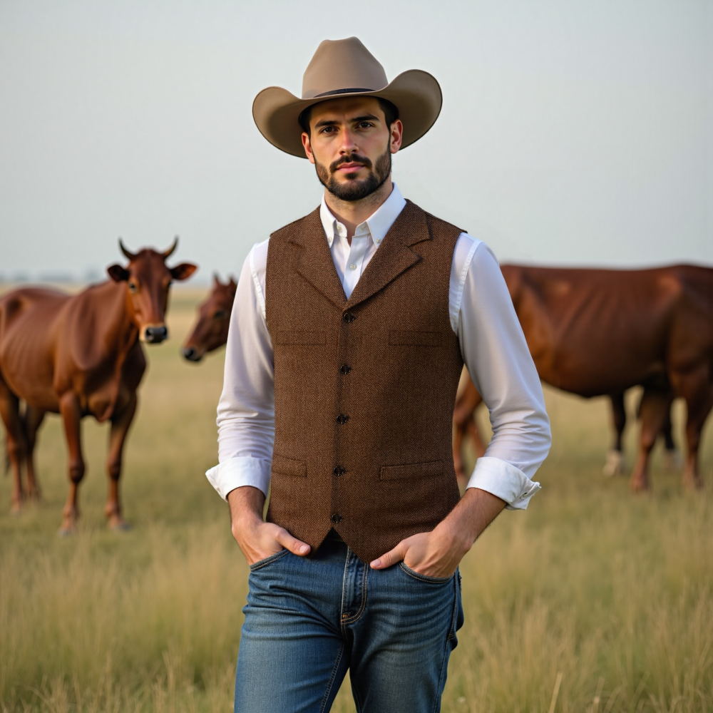Men'S Grooming Images - In Stock Lapel Neck Men's Herringbone