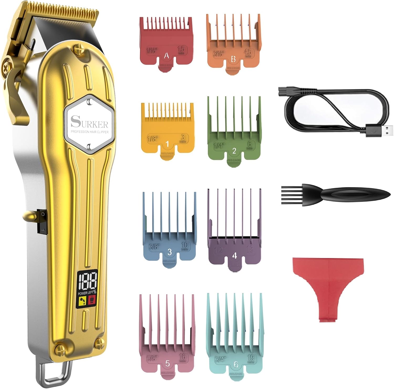 Men'S Grooming Images - Professional Cordless Hair Clippers for Men