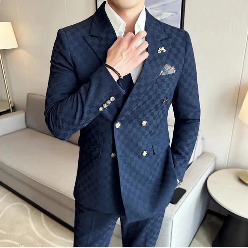 Men'S Grooming Spot - Fashion Men Suits 2 Piece Coat