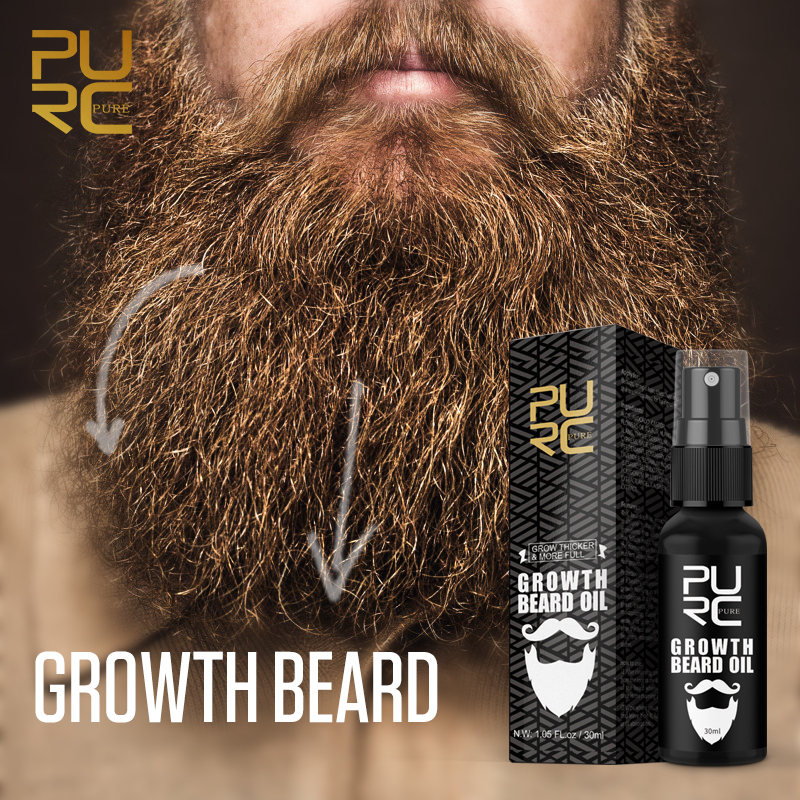 Mens Grooming Treatment - PURC Beard Growth Oil for Men
