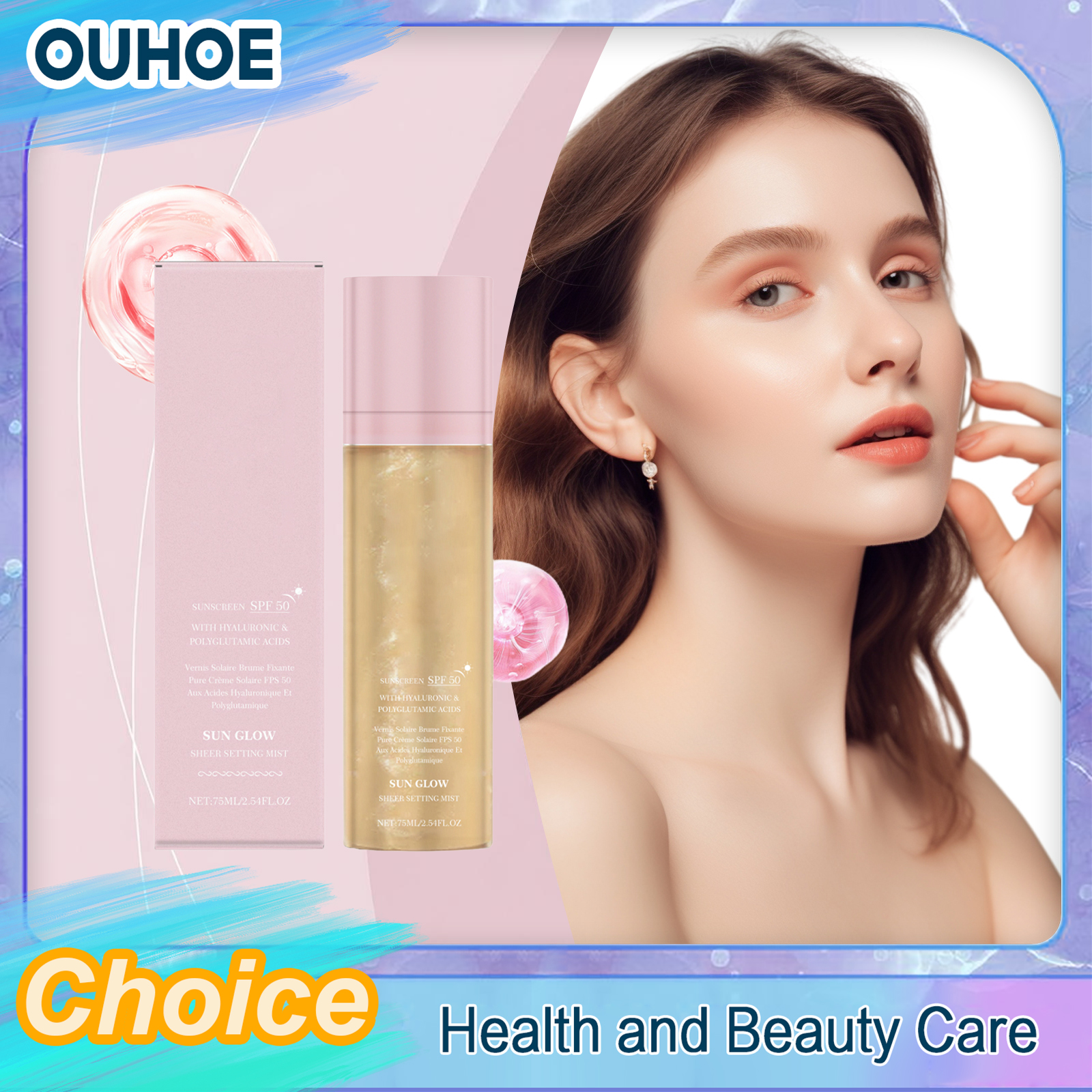Face Moisturizer Spf - Makeup Setting Spray Spf 50+ Sun