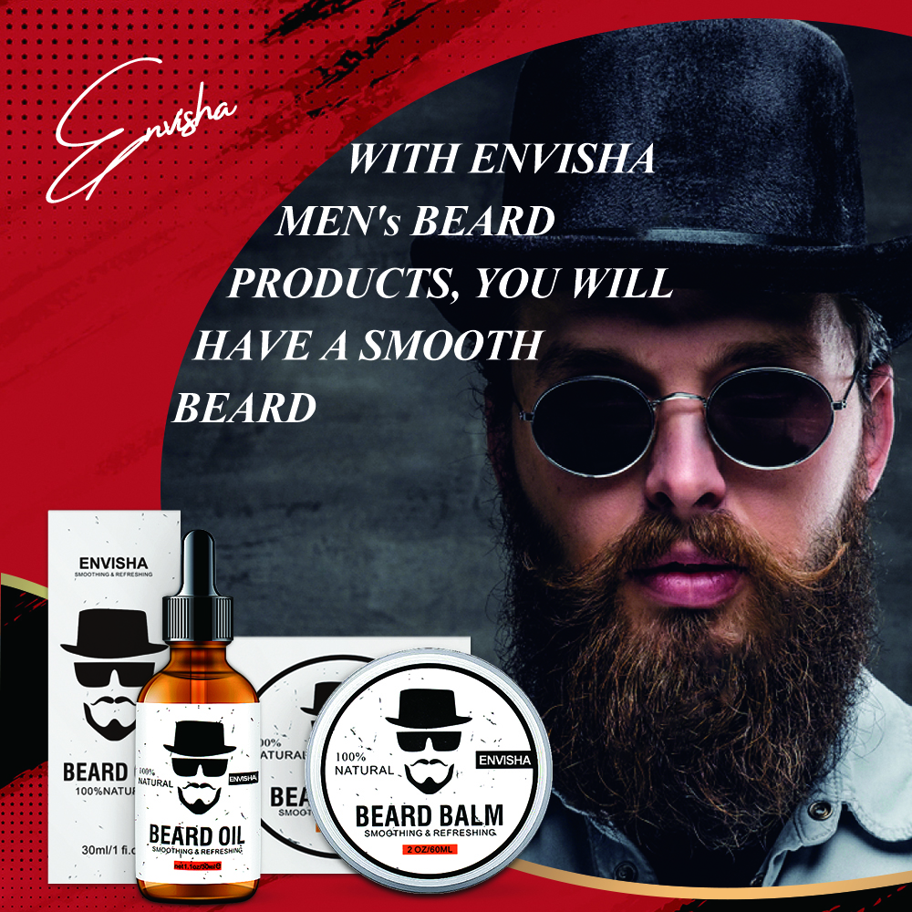 ENVISHA Growth Beard Care Oil  - Mens Grooming Treatment のレビューと価格