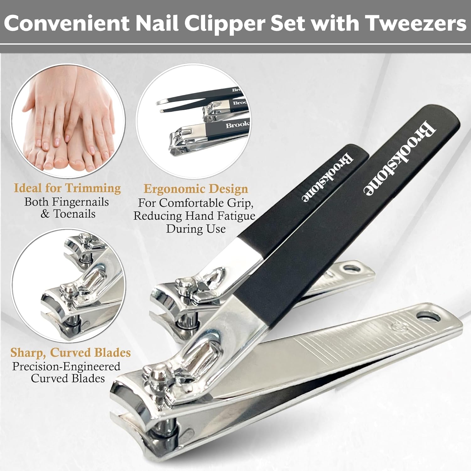 Premium Stainless Steel Nail C - Men'S Grooming Images のレビューと価格