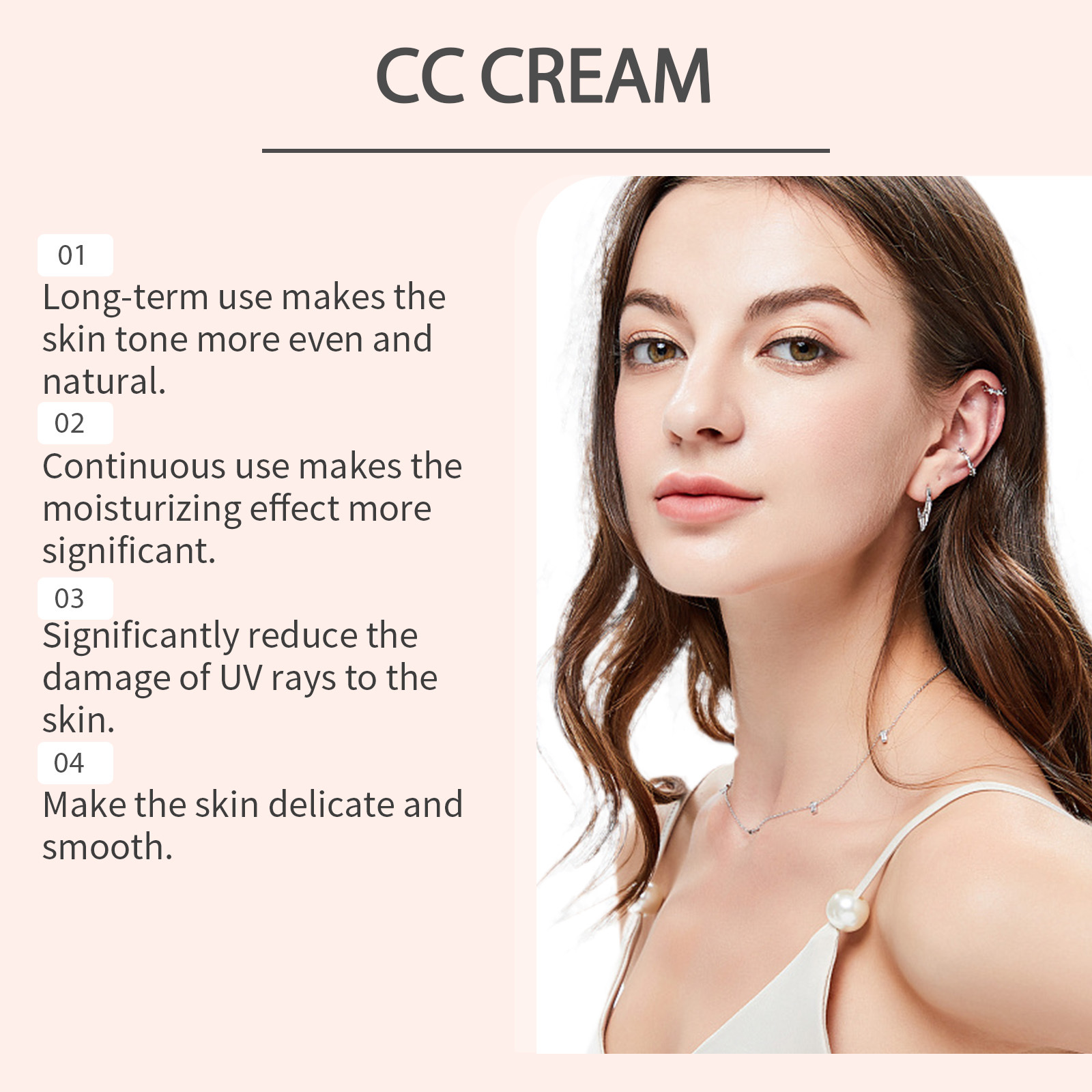 CC Cream Hydrating Foundation  - Face Moisturizer Spf のレビューと価格