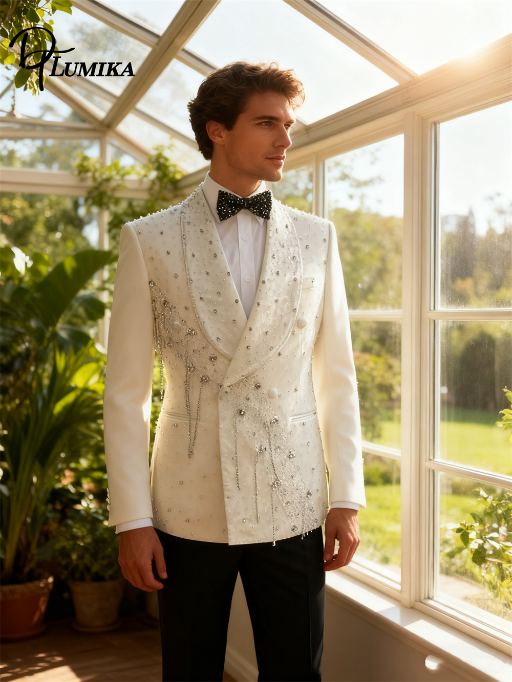 DTLumika Men's Crystals Suit S - Men'S Grooming Images のレビューと価格