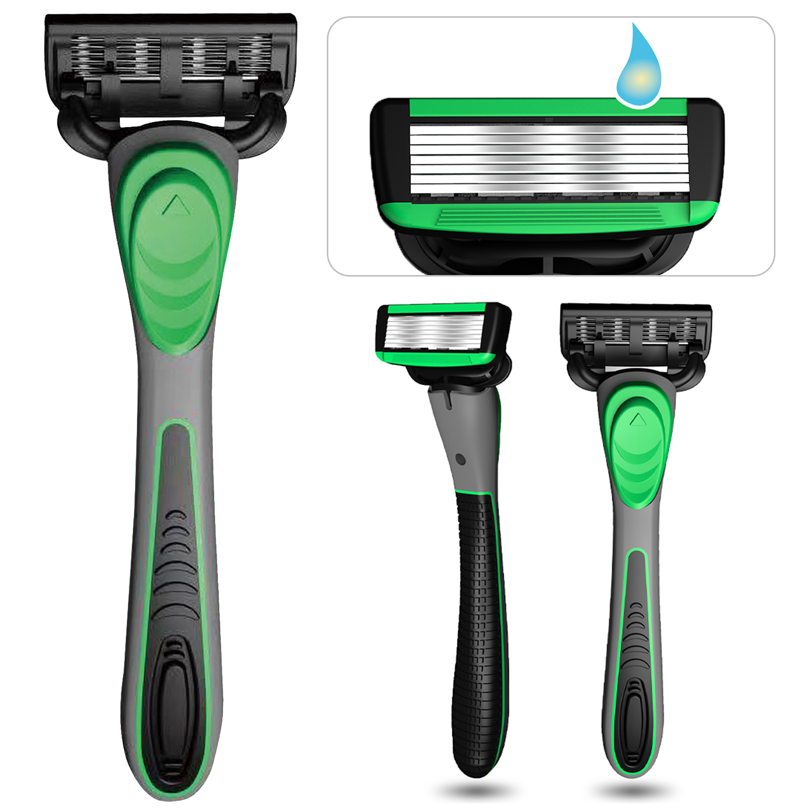 Men's 7-Layer Manual Razor Sha - Men'S Grooming Gel のレビューと価格