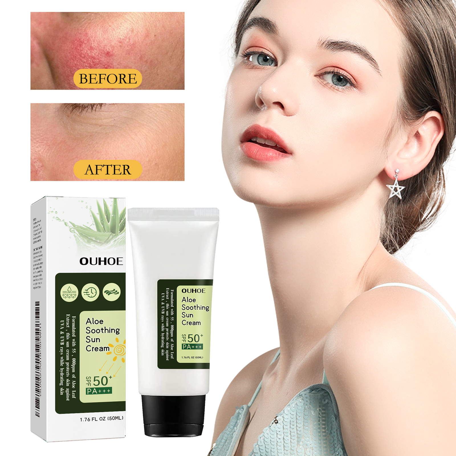 Aloe Vera Protective Cream Hyd - Face Moisturizer Spf のレビューと価格