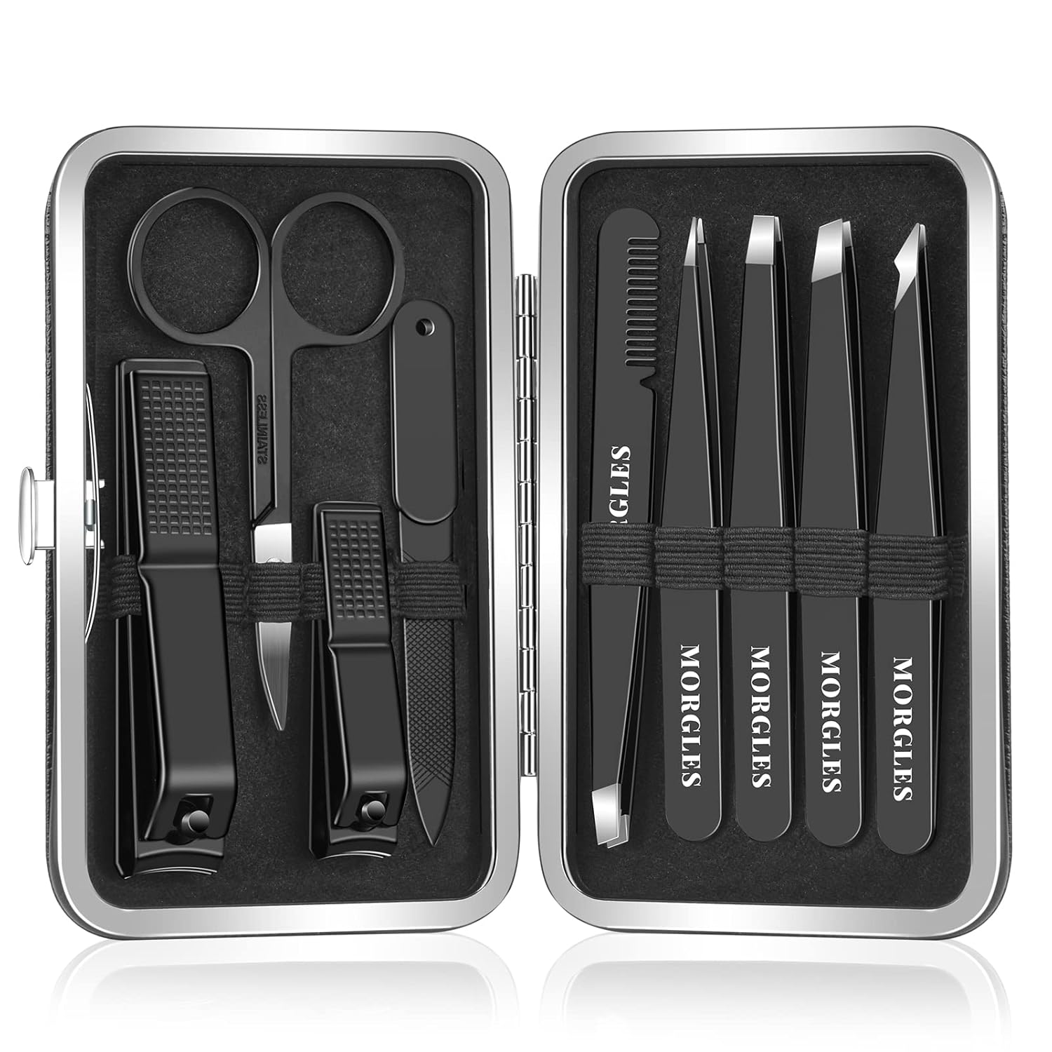 9-Piece Stainless Steel Tweeze - Men'S Grooming Images のレビューと価格