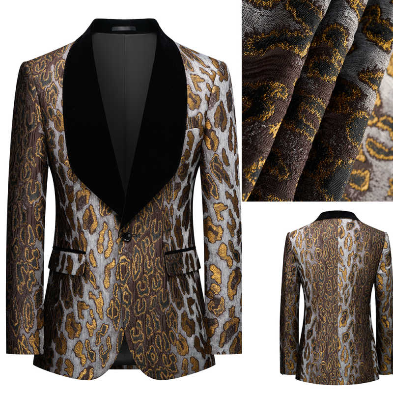 Modern Golden Patterned Jacqua - Men'S Grooming Spot のレビューと価格
