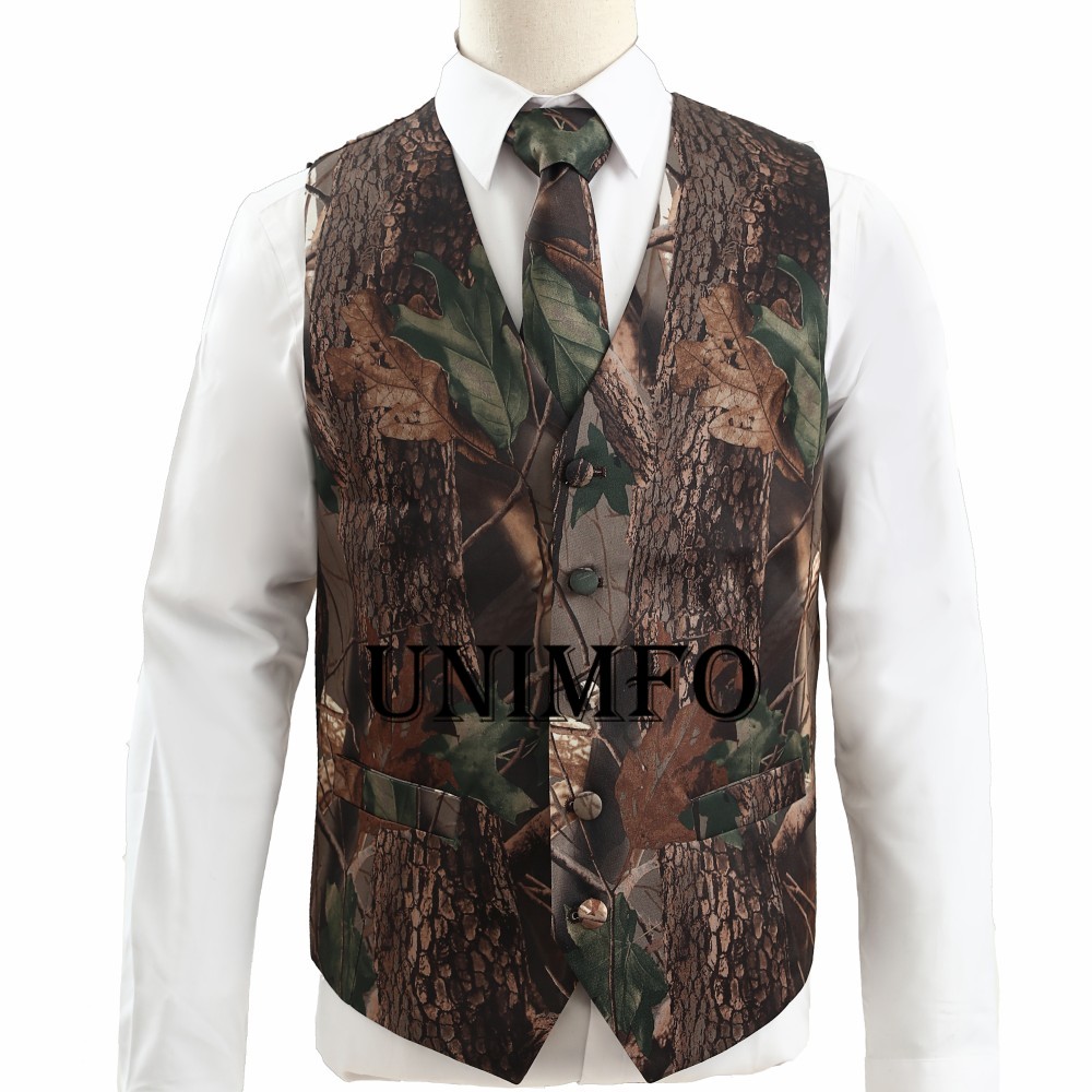Camo Groom Vests Country Singl - Men'S Grooming Oxford のレビューと価格