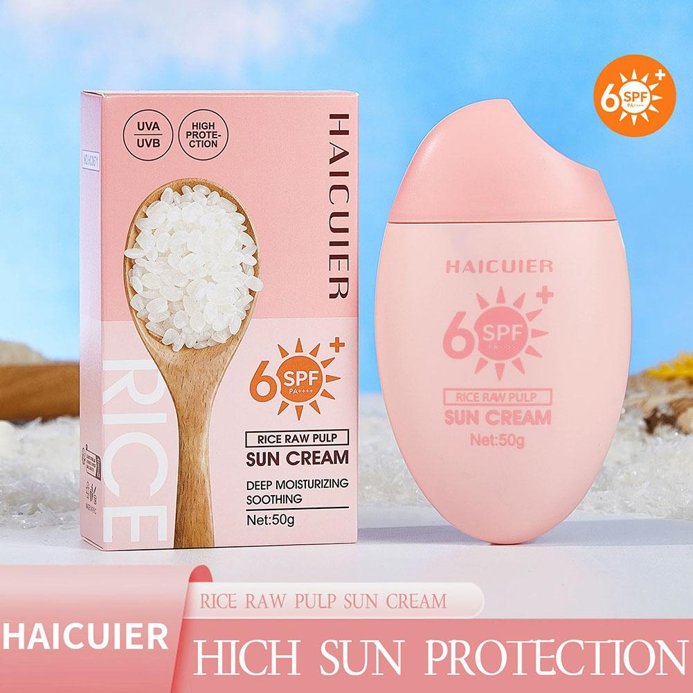 SPF50+ Sunscreen Rice Raw Pulp - Face Moisturizer Spf のレビューと価格