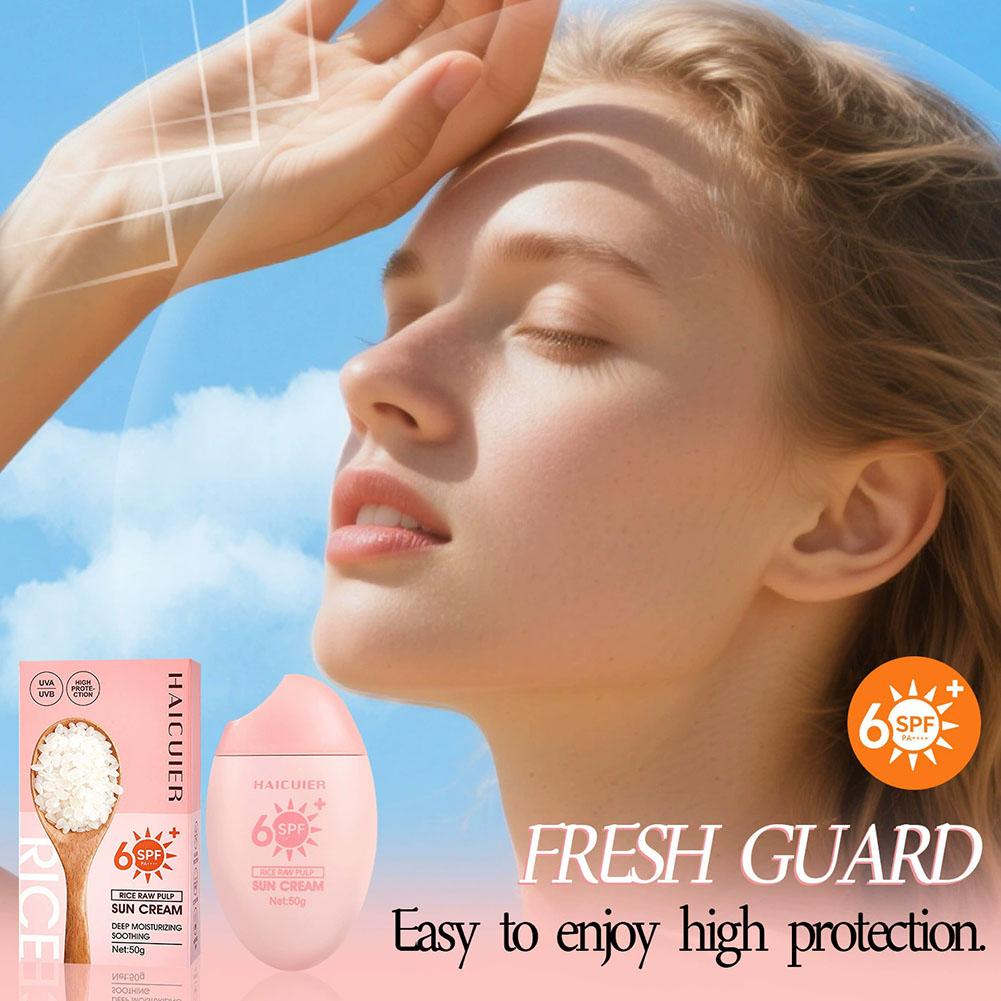 SPF50+ Sunscreen Rice Raw Pulp - Face Moisturizer Spf のレビューと価格