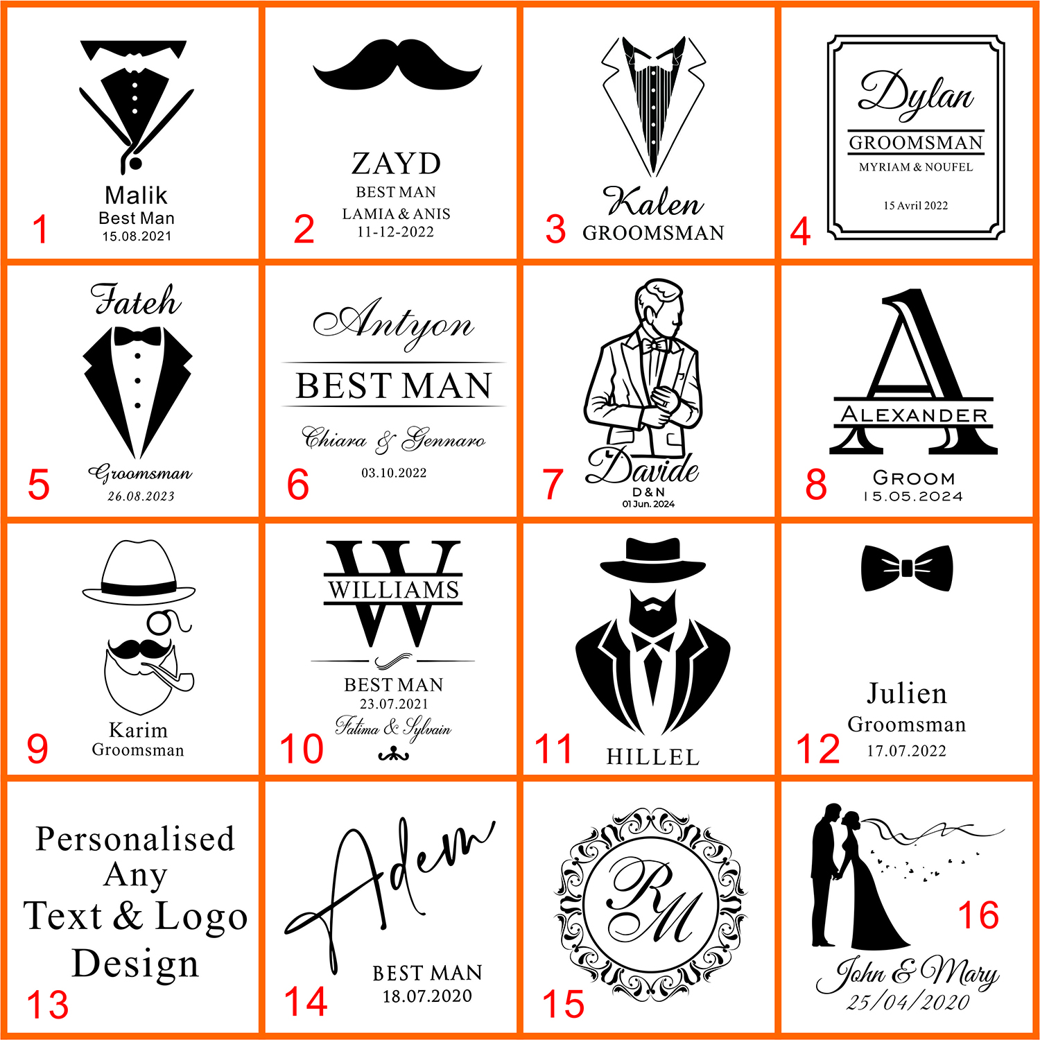 Custom Wedding Groomsman Gift  - Men'S Grooming House のレビューと価格