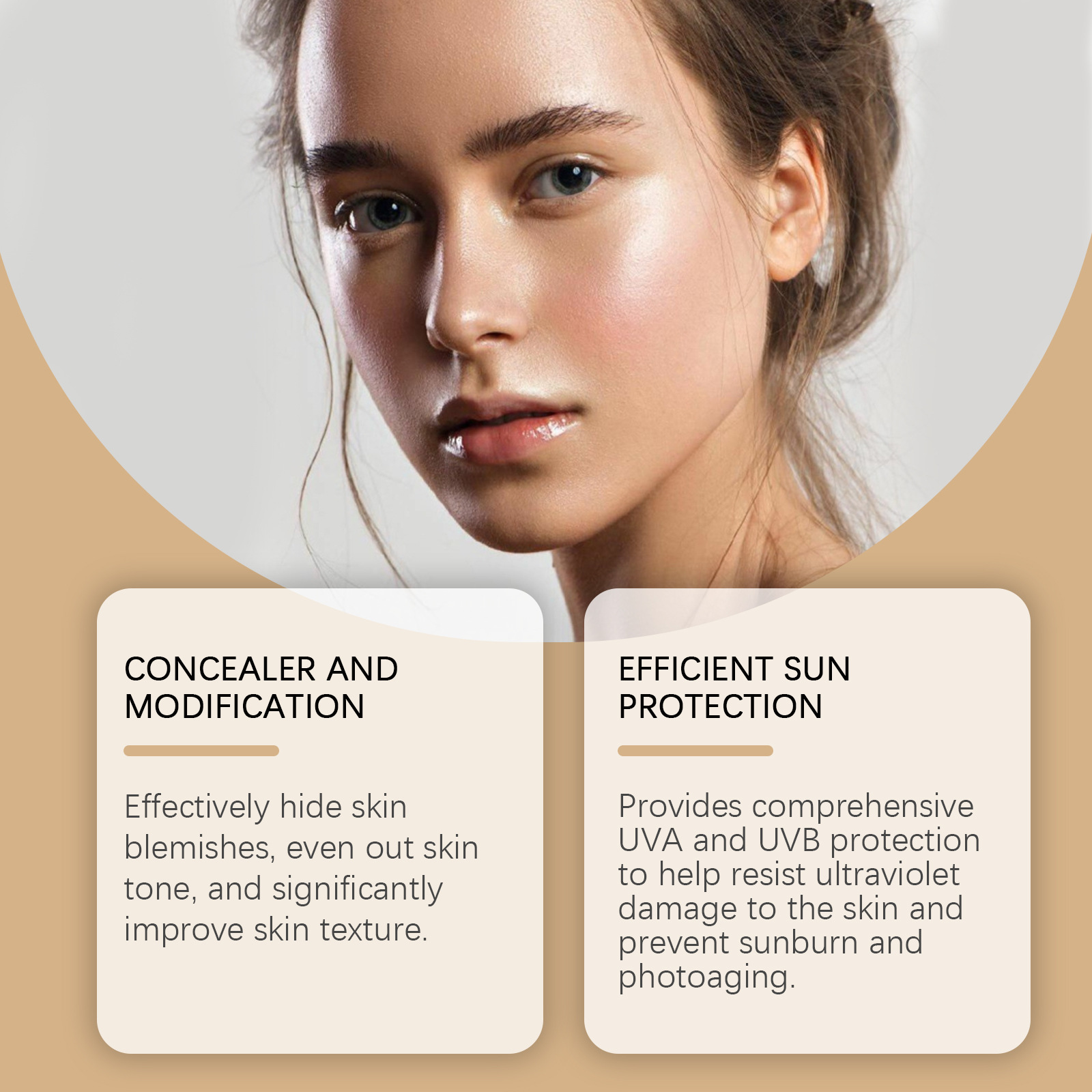 Gold Snail Sunscreen BB Cream  - Face Moisturizer Spf のレビューと価格