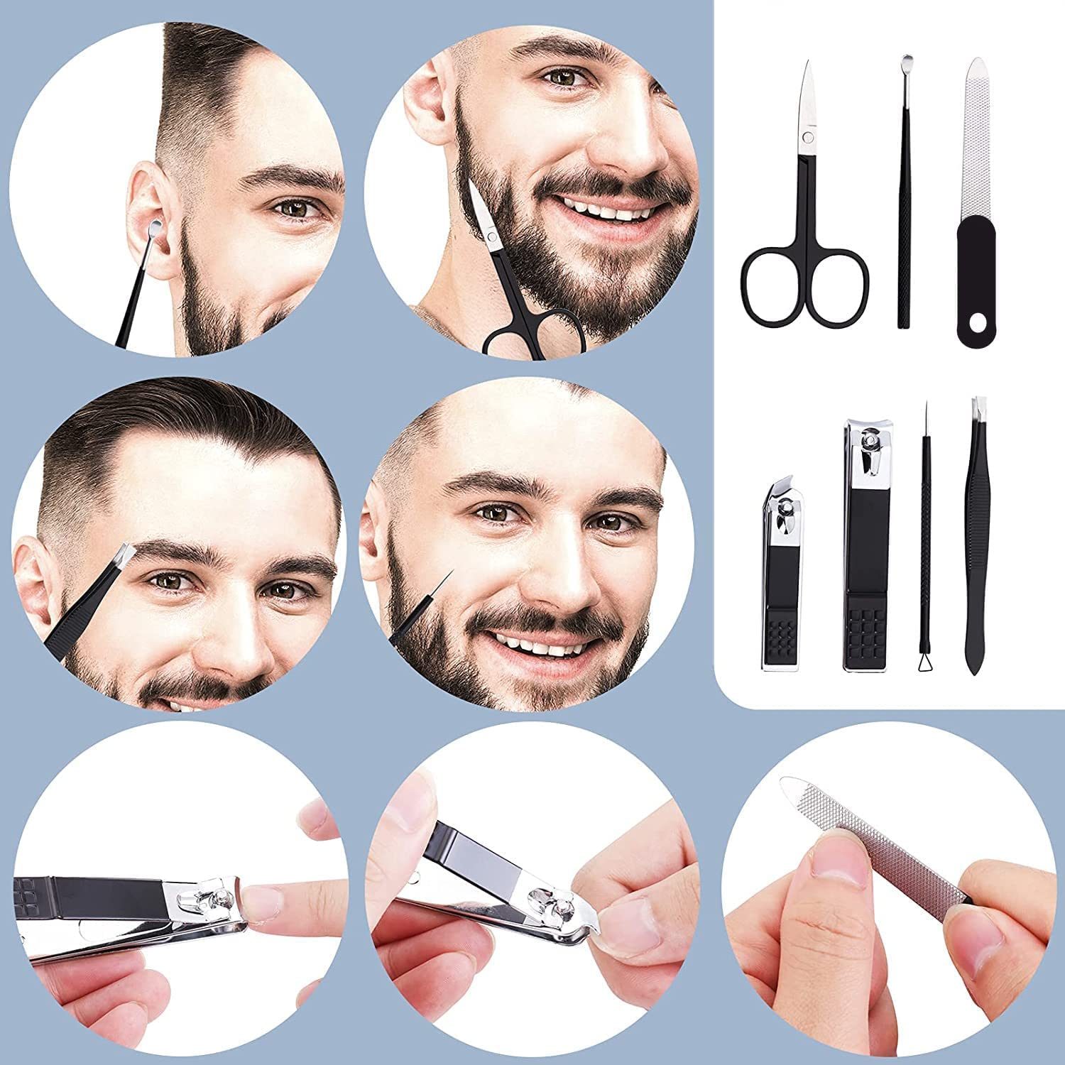 Nail Clippers Set Professional - Men'S Grooming Images のレビューと価格