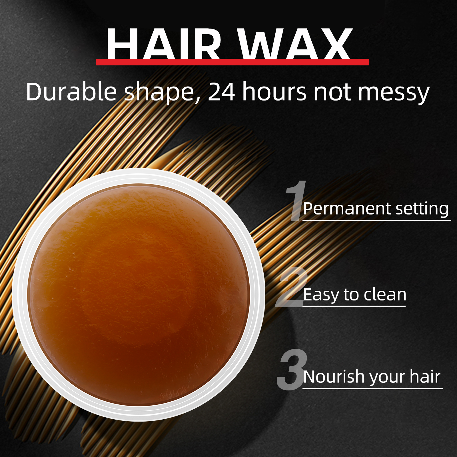 Professional Men Hair Wax Past - Men'S Grooming Gel のレビューと価格