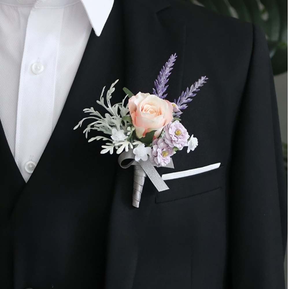 Groom Boutonniere Wedding Deco - Men'S Grooming For Marriage のレビューと価格