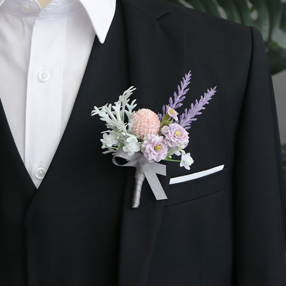 Groom Boutonniere Wedding Deco - Men'S Grooming For Marriage のレビューと価格