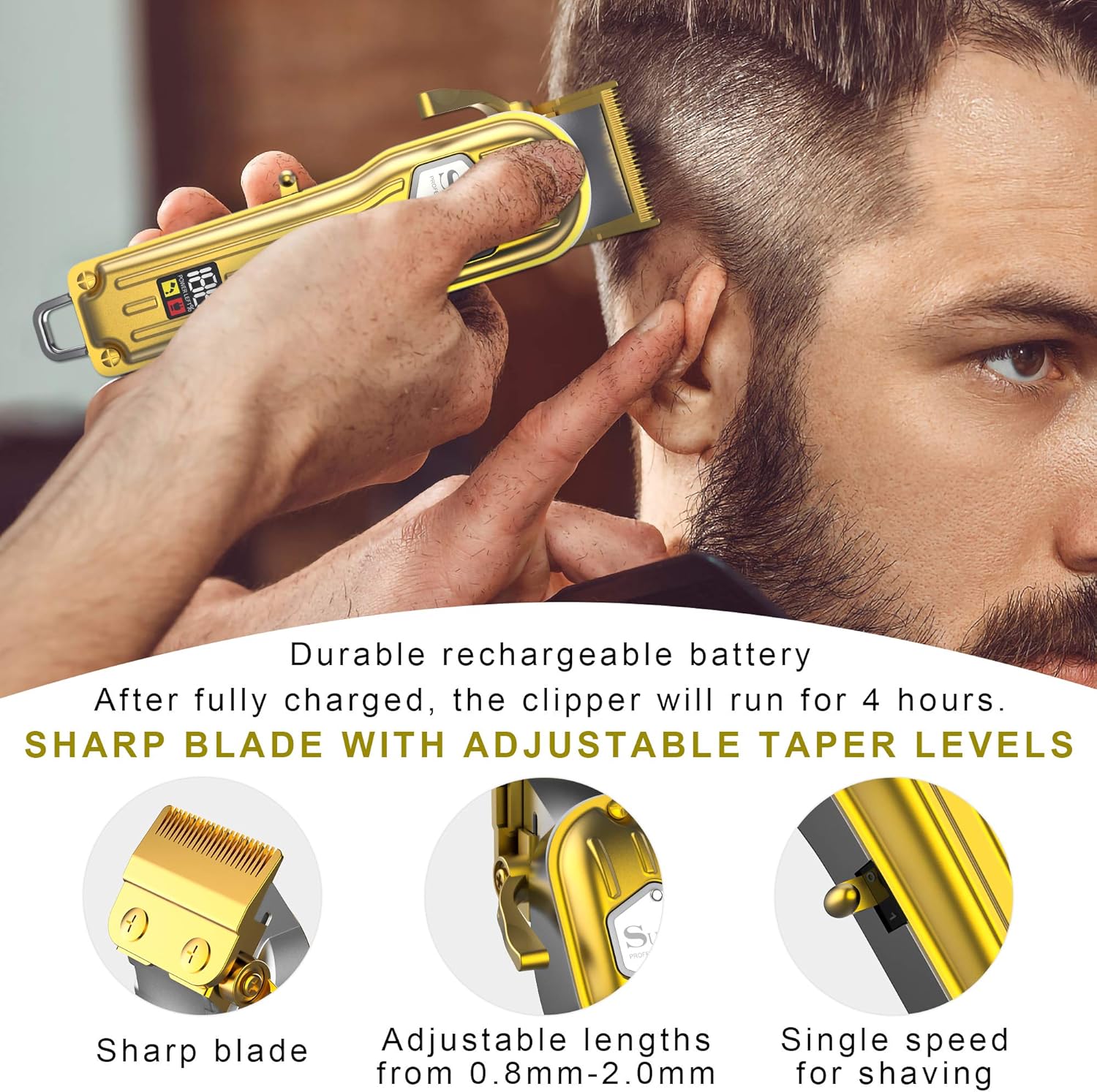 Professional Cordless Hair Cli - Men'S Grooming Images のレビューと価格