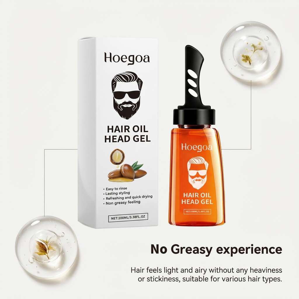 Hoegoa Hair Oil Head Gel for M - Men'S Grooming Gel のレビューと価格