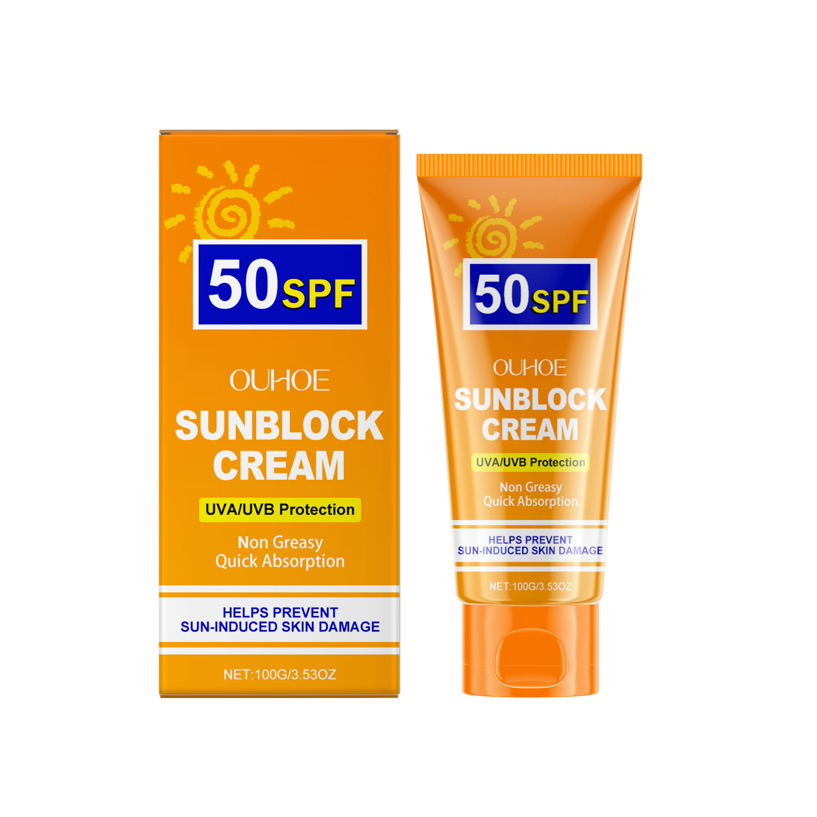 Facial Body Sunscreen SPF50 Wh - Face Moisturizer Spf のレビューと価格