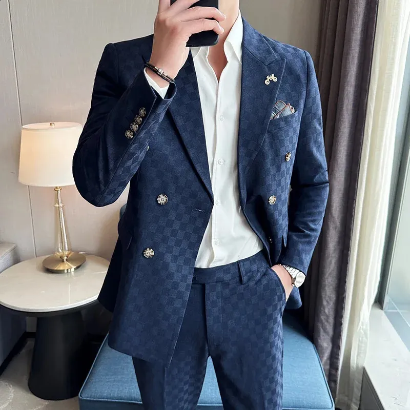 Fashion Men Suits 2 Piece Coat - Men'S Grooming Spot のレビューと価格