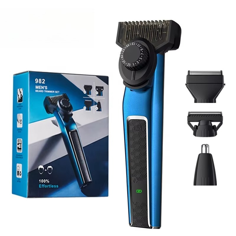 982 Men Beard Trimmer Set Hair - Men'S Grooming Nose And Ear のレビューと価格