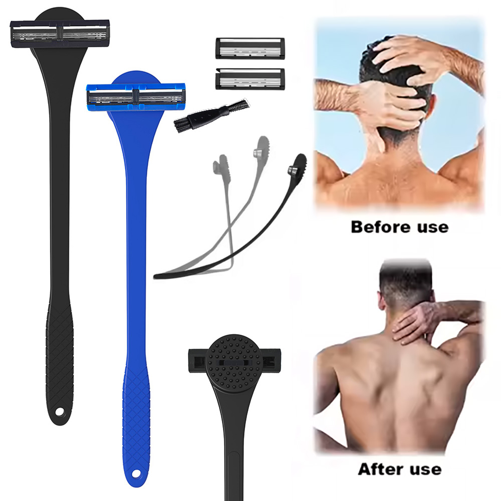 Men's 2-in-1 Silicone Back Sha - Men'S Grooming Gel のレビューと価格