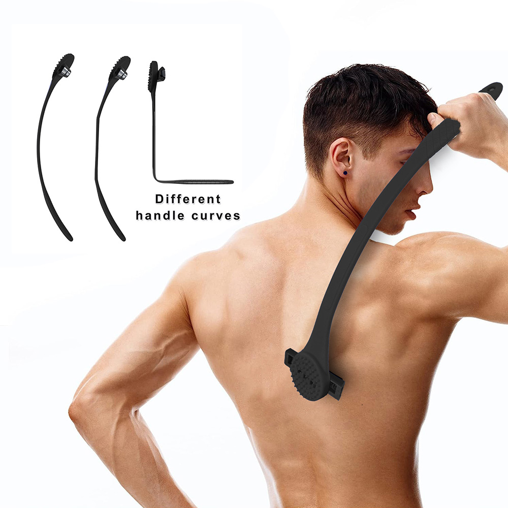 Men's 2-in-1 Silicone Back Sha - Men'S Grooming Gel のレビューと価格