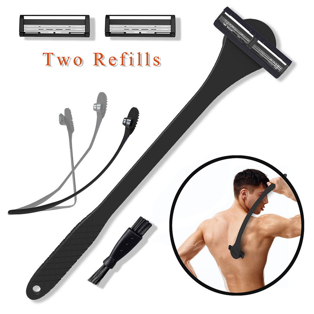 Men's 2-in-1 Silicone Back Sha - Men'S Grooming Gel のレビューと価格