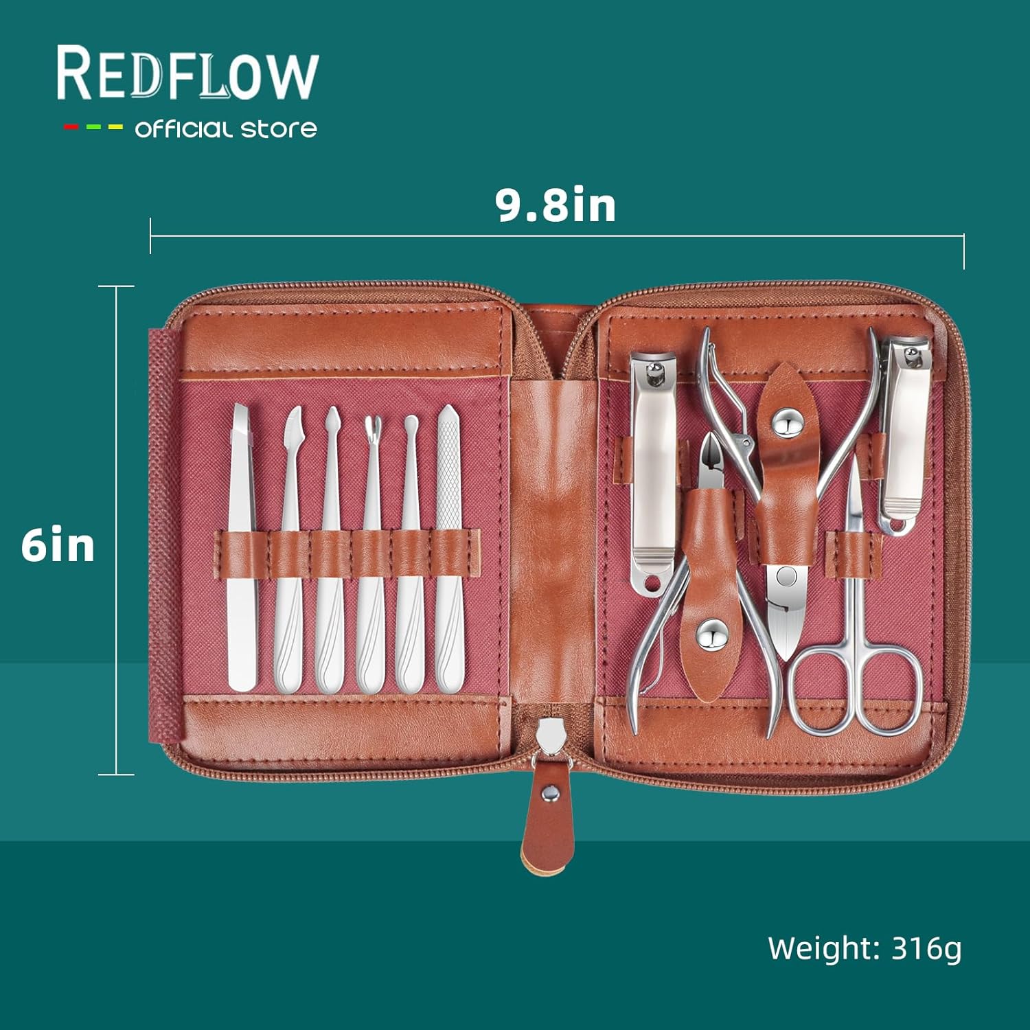 11 in 1 Stainless Steel Manicu - Men'S Grooming Images のレビューと価格