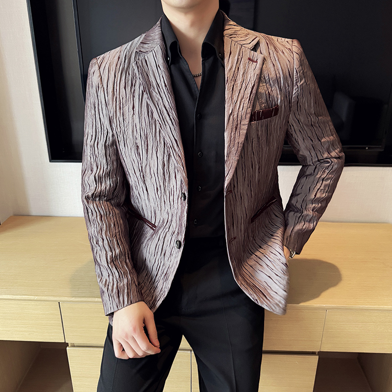 Korean Trend 3D Pleated Suit J - Men'S Grooming Trends のレビューと価格