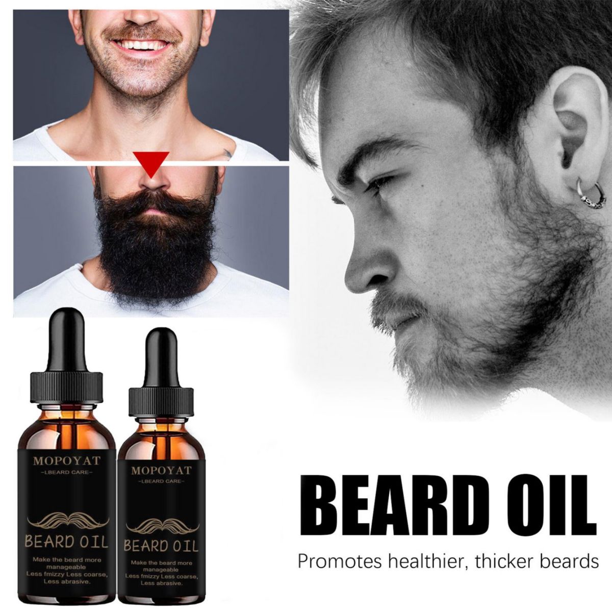 Growth Beard Oil Grow Beard Th - Mens Grooming Treatment のレビューと価格