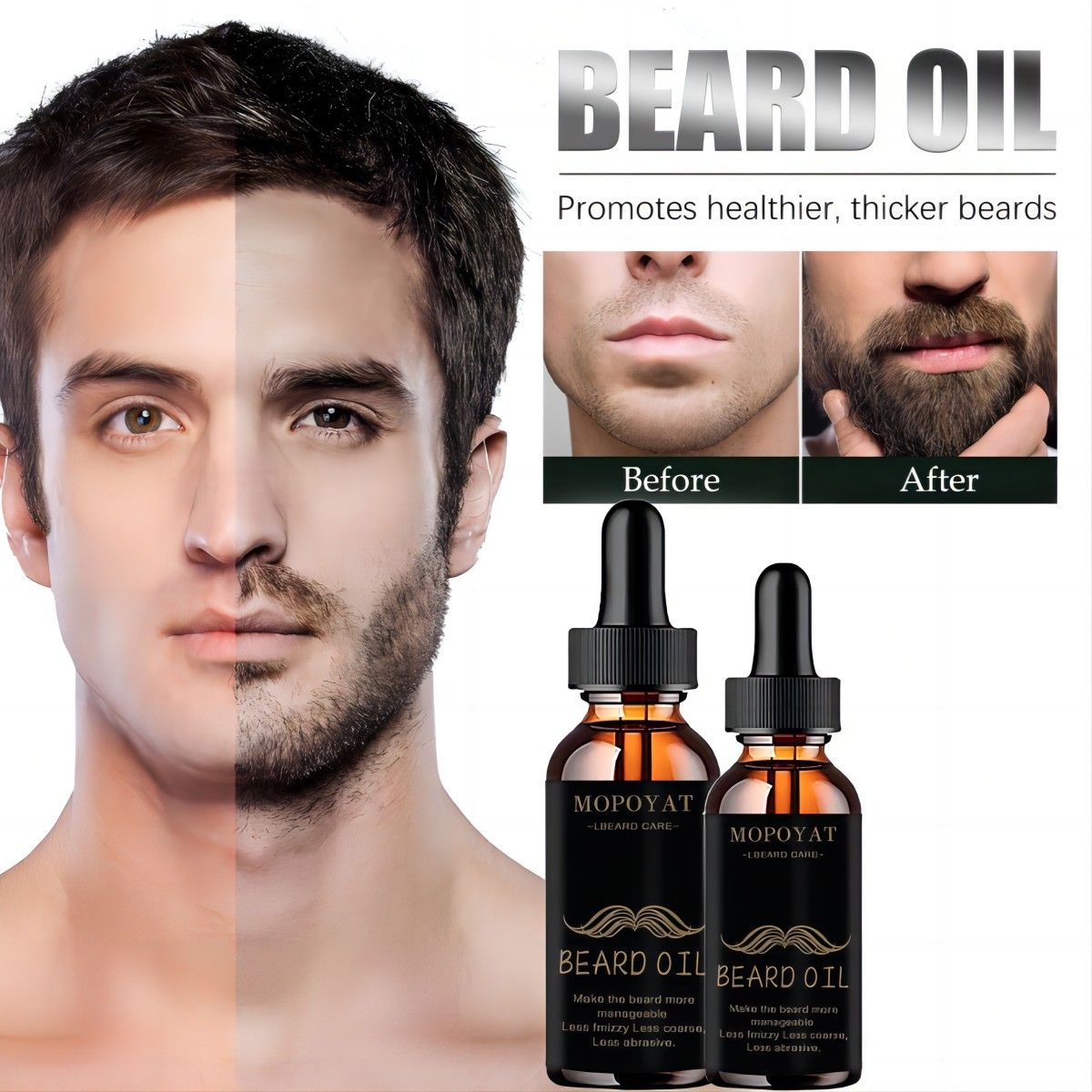 Growth Beard Oil Grow Beard Th - Mens Grooming Treatment のレビューと価格