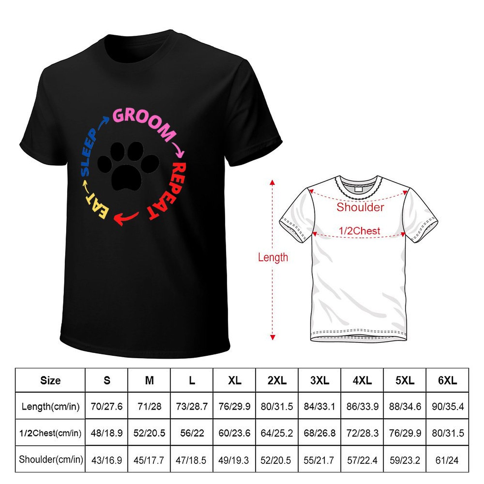 Eat Sleep Groom Repeat dog gro - Men'S Grooming Utilities のレビューと価格