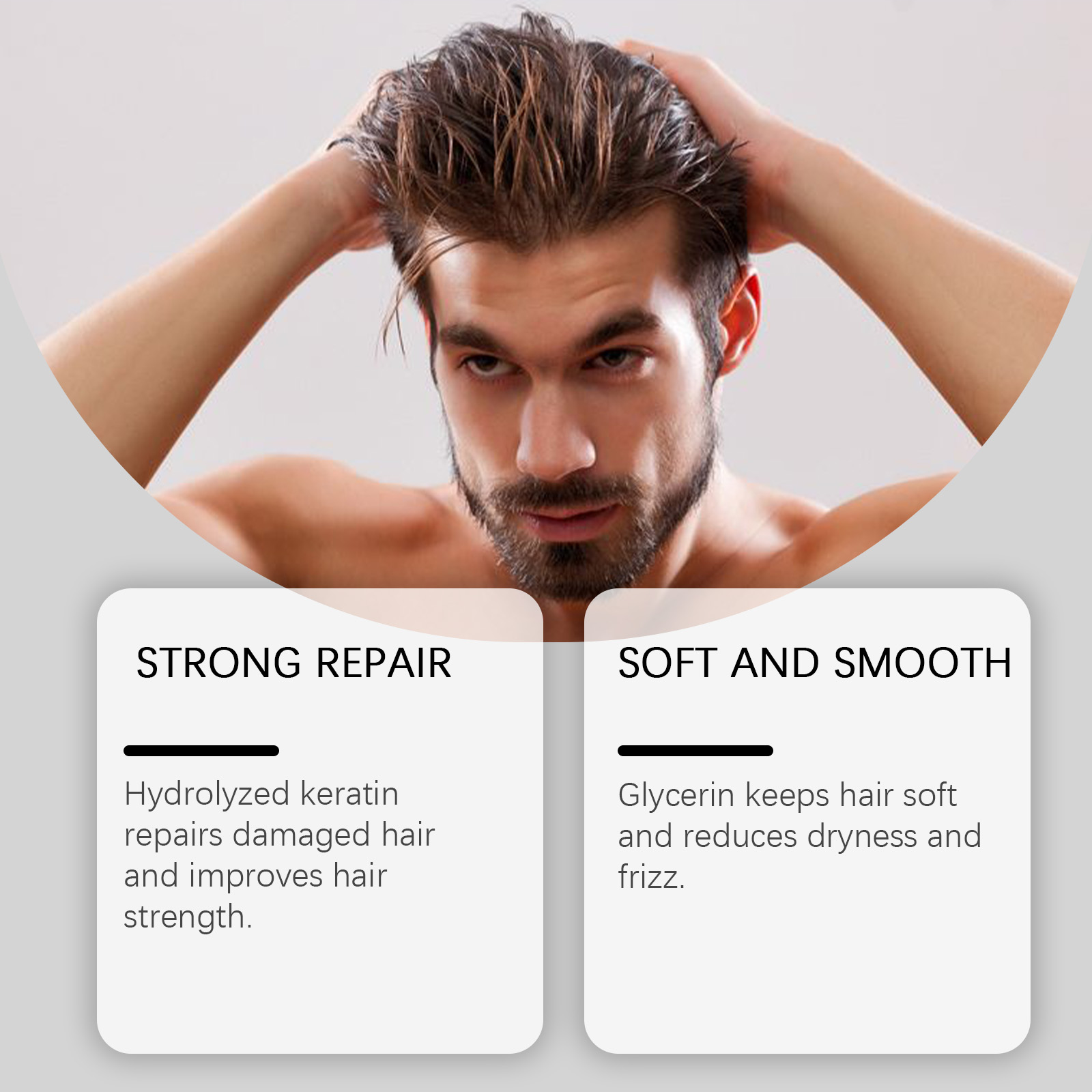 Keratin Hair Styling Cream Str - Men'S Grooming Gel のレビューと価格