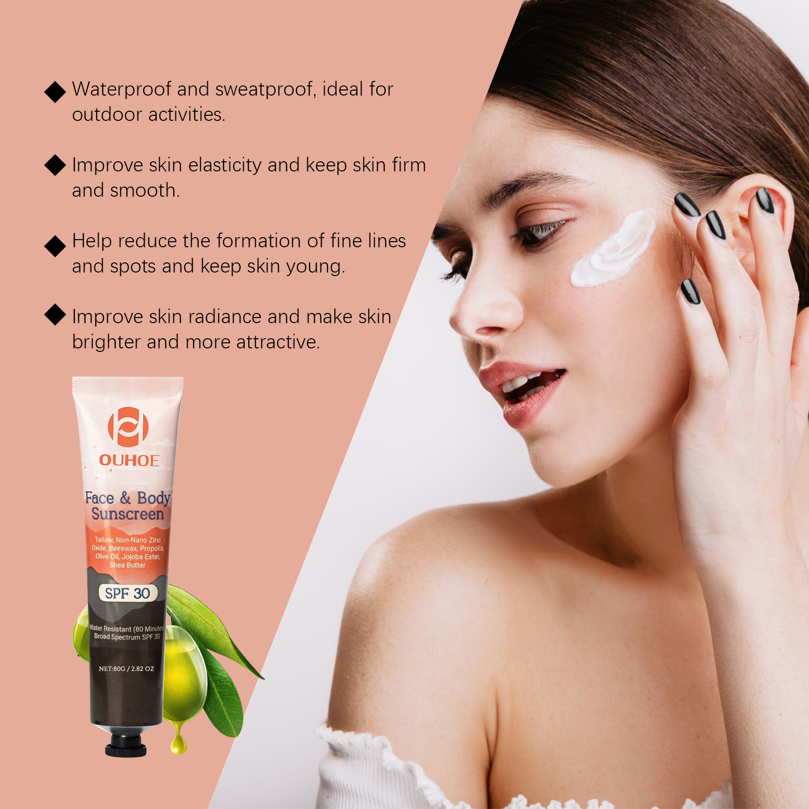Facial Body Sunscreen Moisturi - Face Moisturizer Spf のレビューと価格