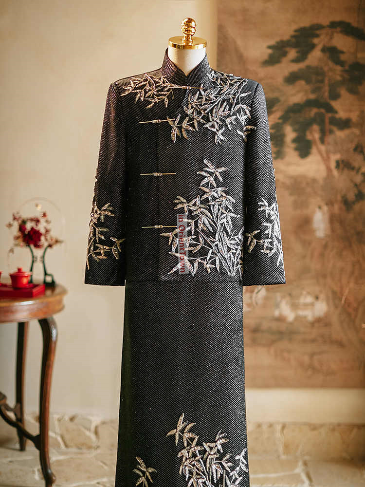 Xiuhe Dress Black Senior Groom - Men'S Grooming For Marriage のレビューと価格
