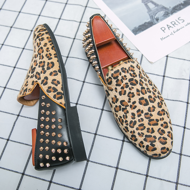New Men Dress Shoes Leopard Le - Men'S Grooming Oxford のレビューと価格