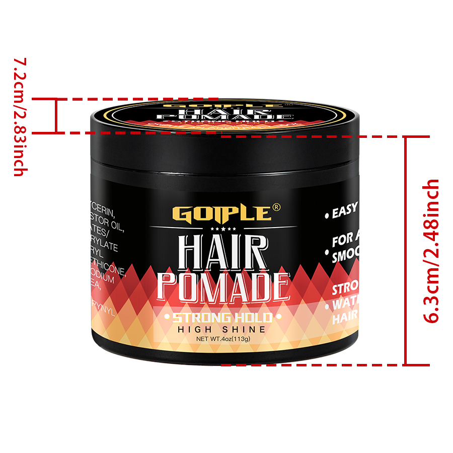 GOIPLE 113g Men Hair Pomade Hi - Men'S Grooming Gel のレビューと価格