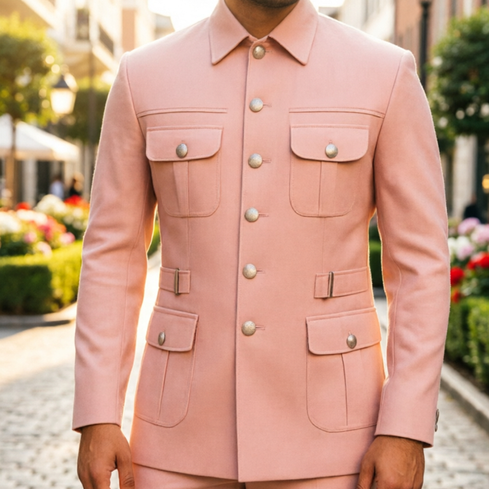 Safari Men Suits Chic Burgundy - Men'S Grooming Utilities のレビューと価格