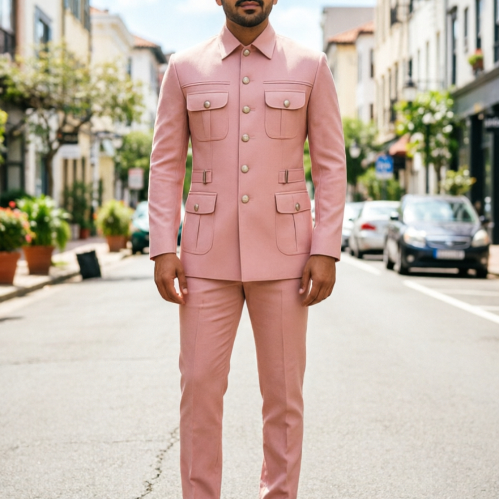 Safari Men Suits Chic Burgundy - Men'S Grooming Utilities のレビューと価格