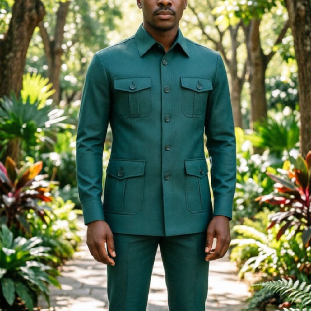 Safari Men Suits Chic Burgundy - Men'S Grooming Utilities のレビューと価格