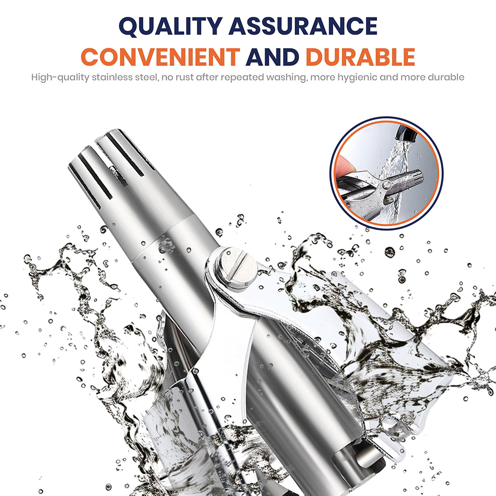 Portable Stainless Steel Manua - Men'S Grooming Nose And Ear のレビューと価格