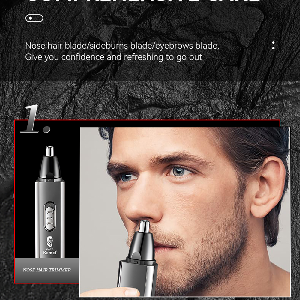 Kemei Multifunction Ear and No - Men'S Grooming Nose And Ear のレビューと価格