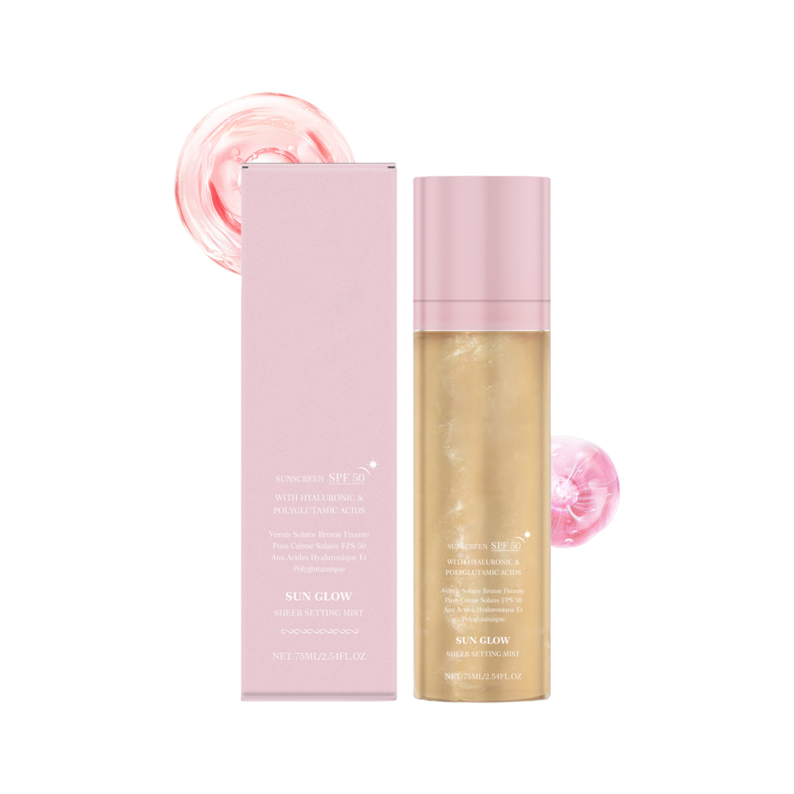 Makeup Setting Spray Spf 50+ S - Face Moisturizer Spf のレビューと価格
