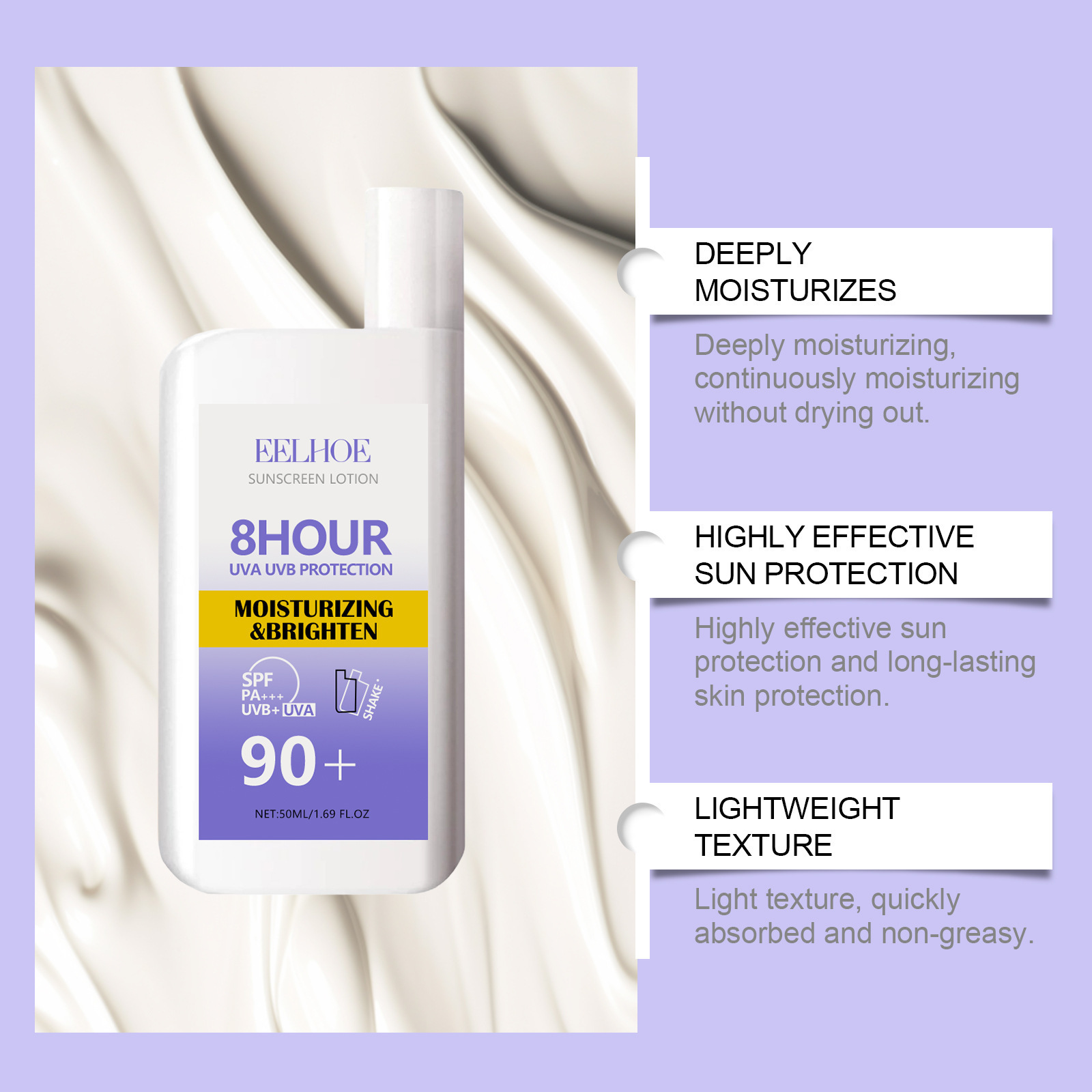 Sunscreen Cream Spf 90+ UV Pro - Face Moisturizer Spf のレビューと価格